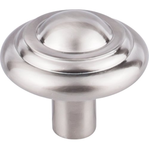Aspen II Button 1 3/4" Diameter Mushroom Knob in Brushed Satin Nickel