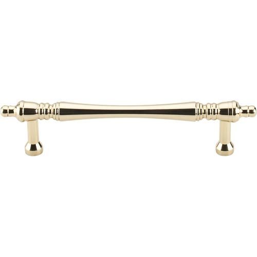 Finial 3 3/4" Centers Pull in Polished Brass