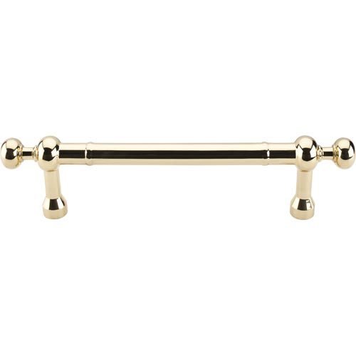 Oversized 8" Centers Door Pull in Polished Brass 11 5/32" O/A