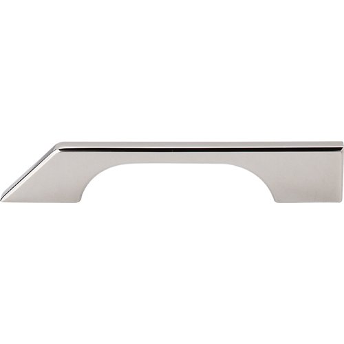 5" (128mm) Centers Tapered Bar Pull in Polished Nickel