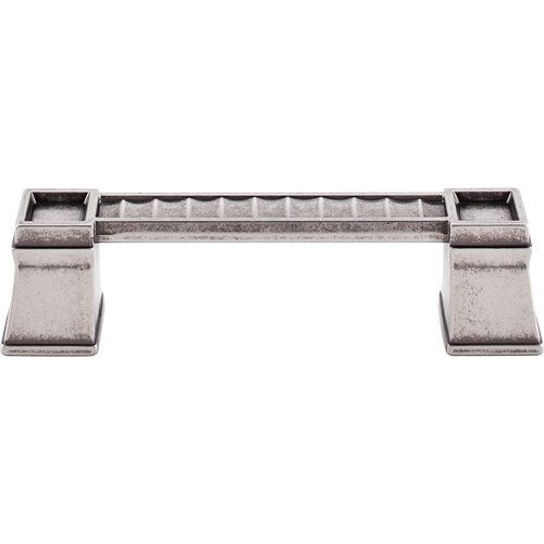 Great Wall - 4" Centers Pull in Pewter Antique
