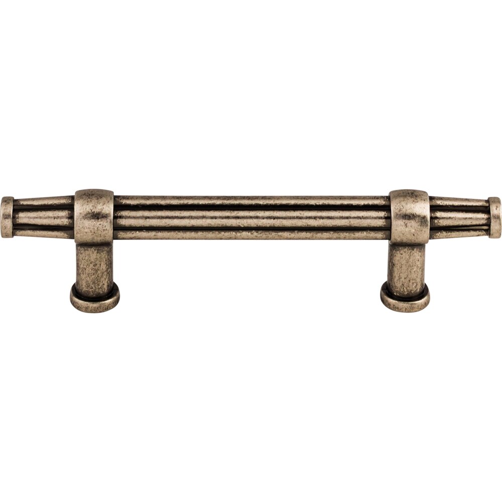Luxor 3 3/4" Centers Bar Pull in Pewter Antique