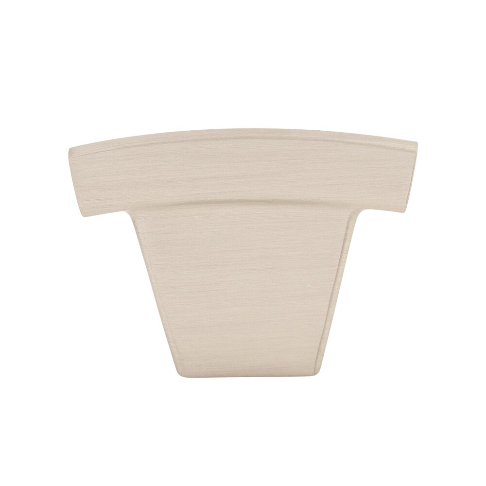 Arched 1 1/2" Long Bar Knob in Brushed Satin Nickel