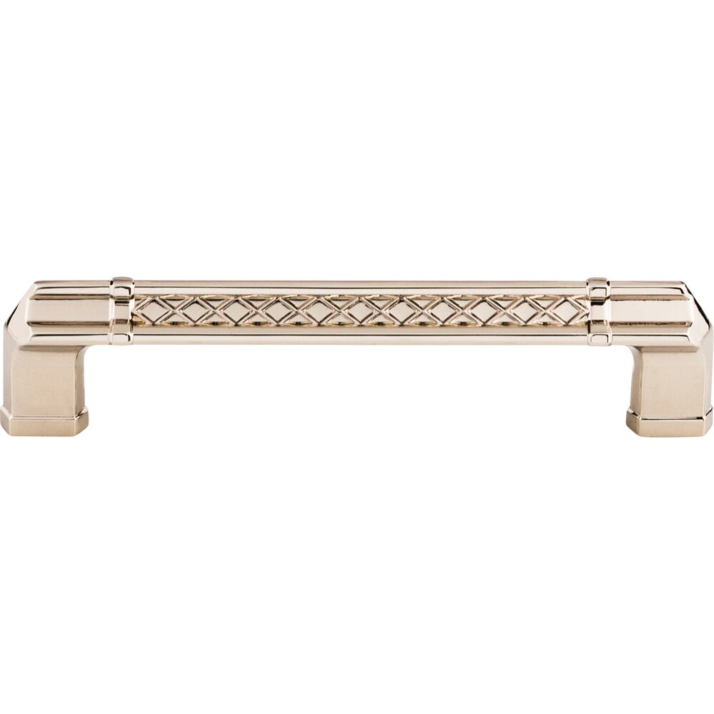 Tower Bridge 5" Centers Bar Pull in Polished Nickel