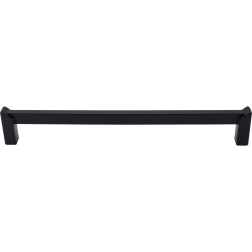 12" Centers Meadows Edge Square Appliance Pull in Flat Black