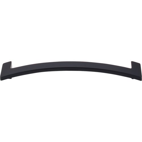 5" Centers Euro Arched Pull in Flat Black