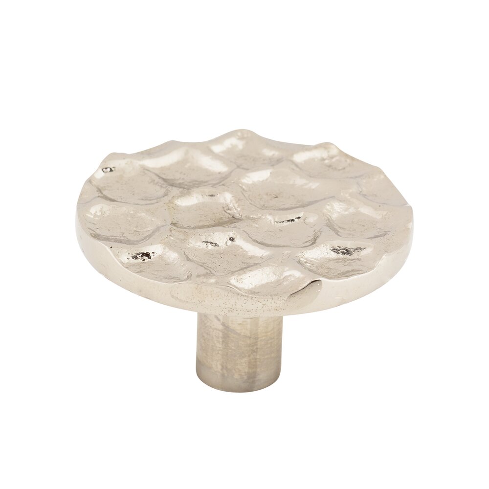 Cobblestone 1 15/16" Diameter Mushroom Knob in Polished Nickel