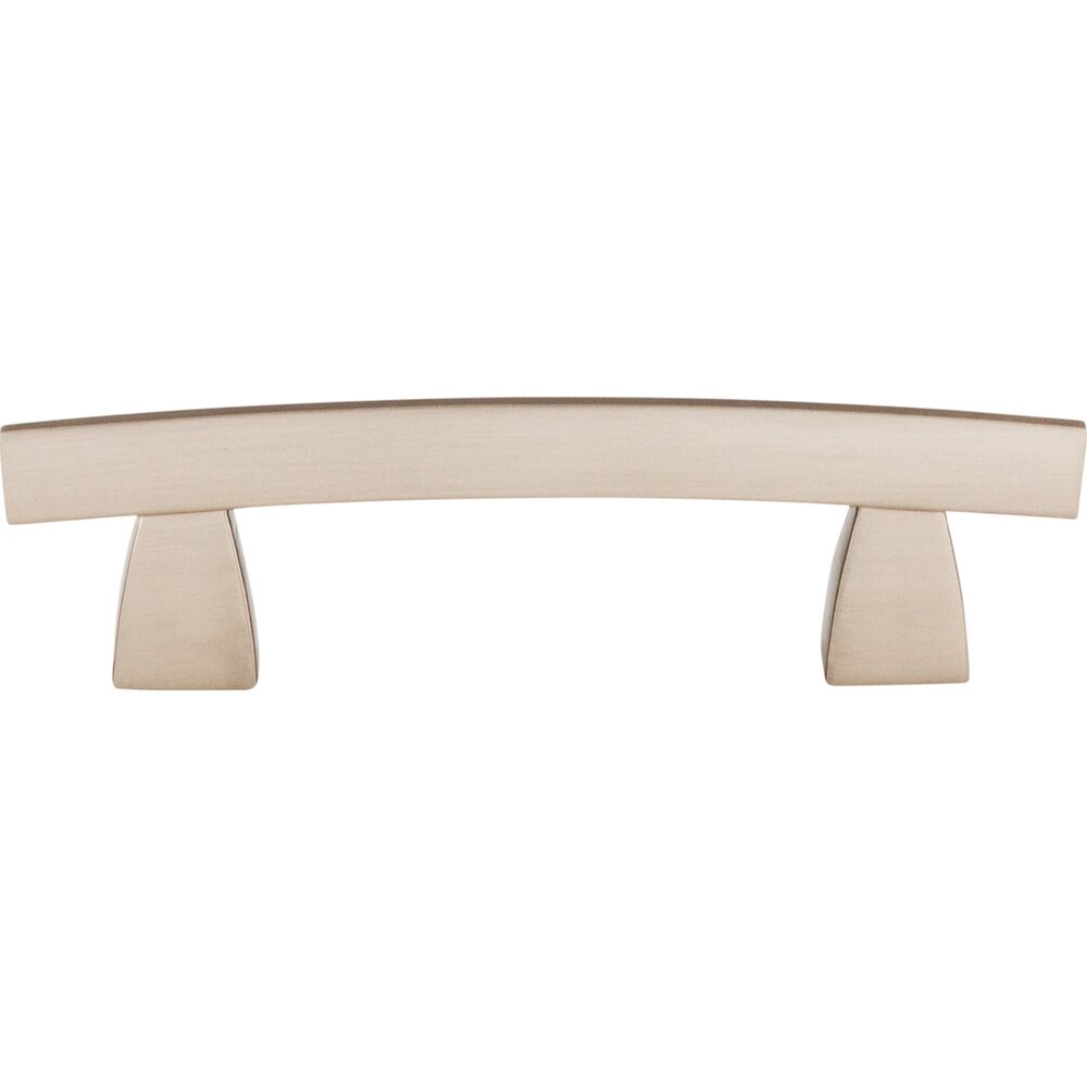 Arched 3" Centers Arch Pull in Brushed Satin Nickel