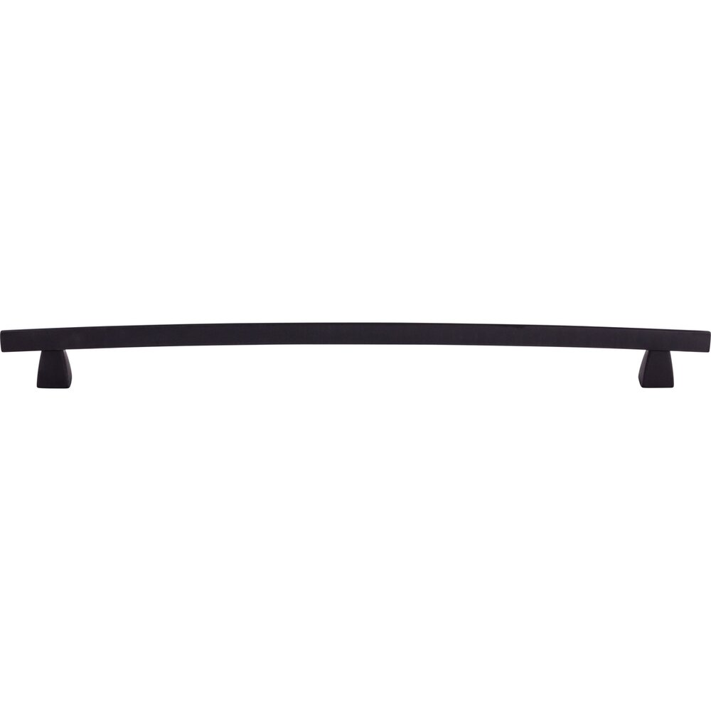 Arched 12" Centers Arch Pull in Flat Black