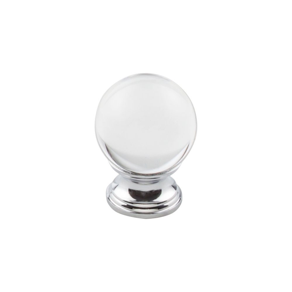 1 3/8" (35mm) Clarity Knob In Polished Chrome