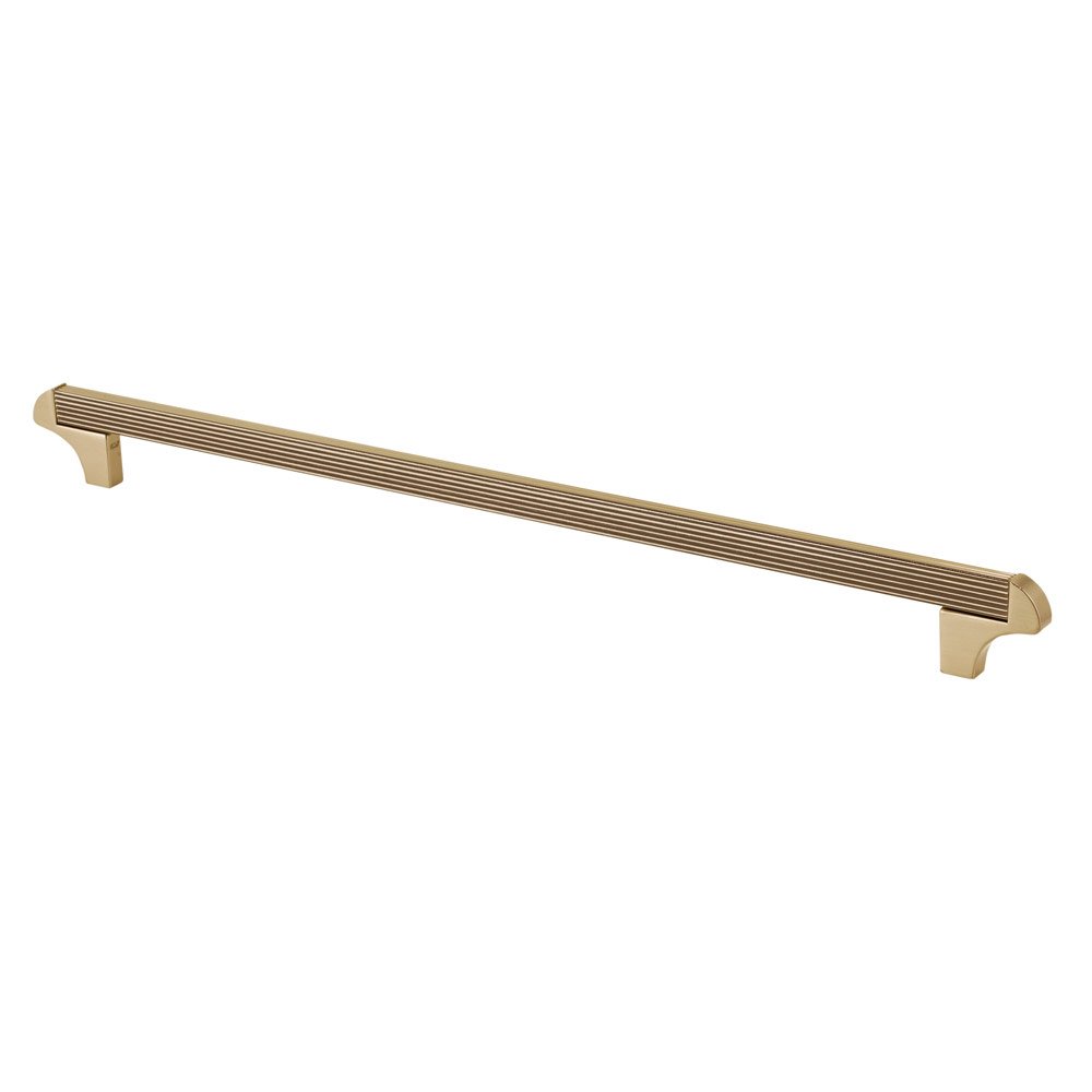 12 1/2" Centers Square Transitional Cabinet Pull in Antique Bronze