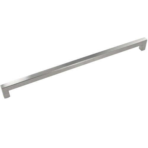 19 3/8" (492mm) Centers Thin Square Pull in Stainless Steel