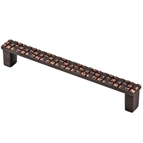 5" Centers Mosaic Design Pull in Brushed Oil Rubbed Bronze
