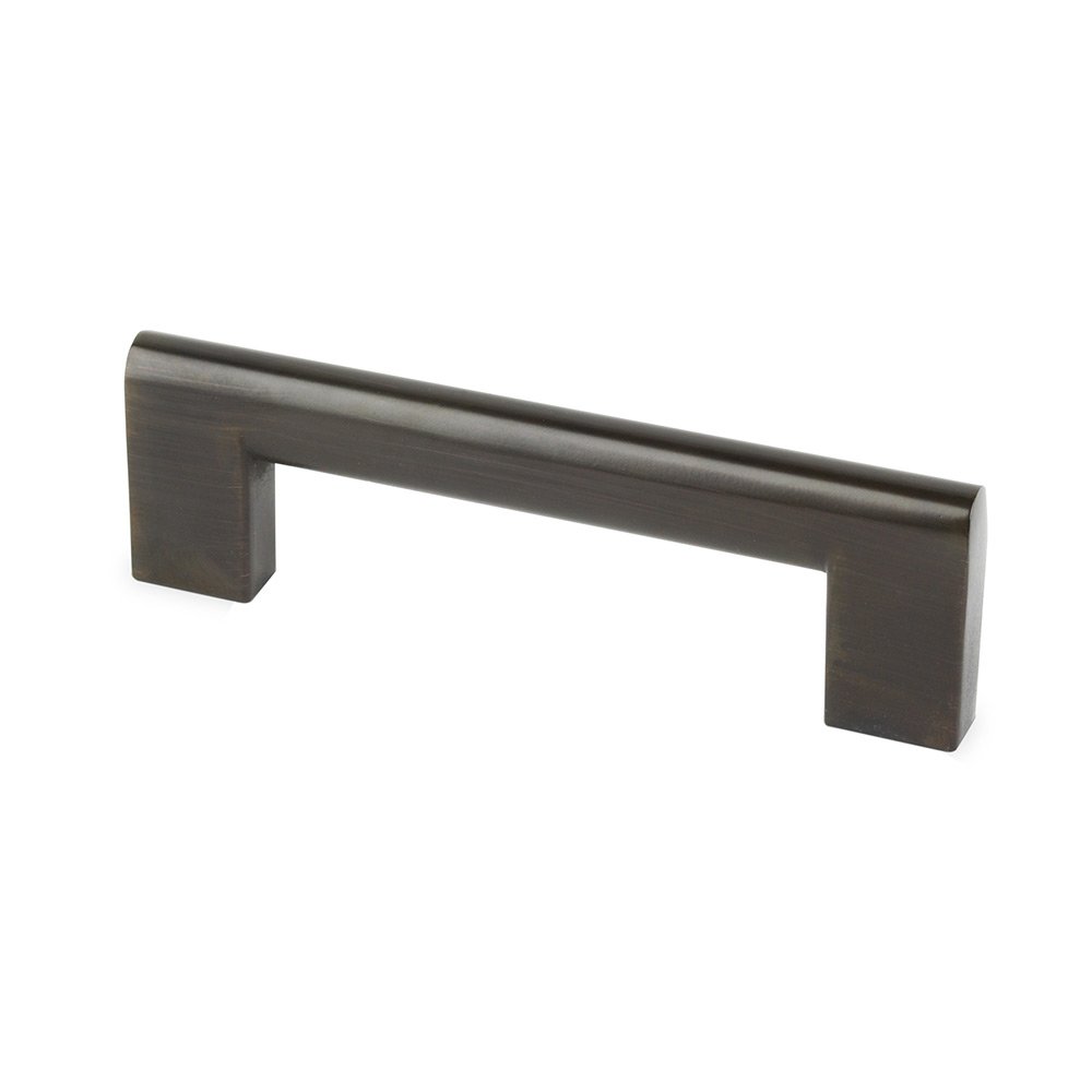 3 3/4" Centers Flat Edge Pull in Brushed Oil Rubbed Bronze