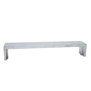 6 1/4" (160mm) Centers Flat Bench Pull in Bright Chrome