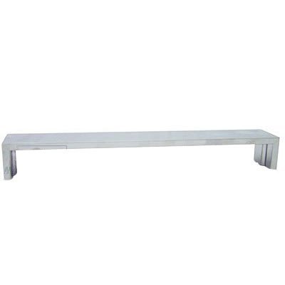 8 7/8" (225mm) Centers Flat Bench Pull in Bright Chrome