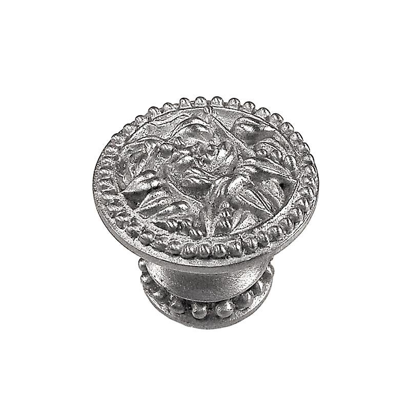 1 1/4" Knob with Small Base in Polished Nickel