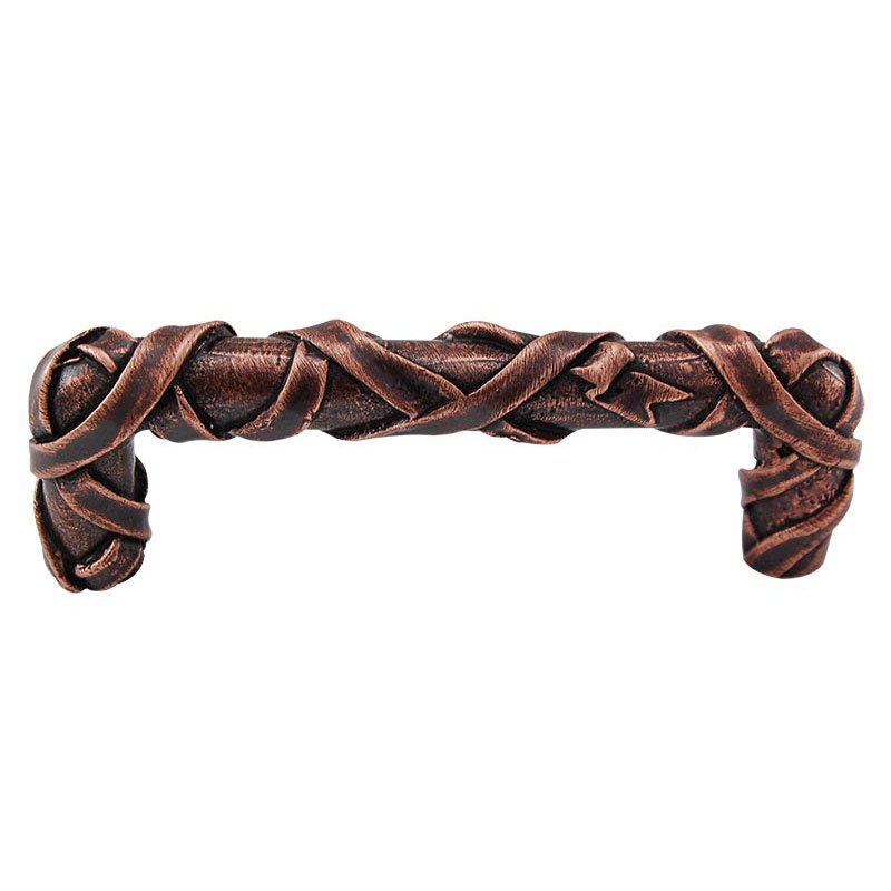 Mummy Wrap Pull 76mm in Antique Copper