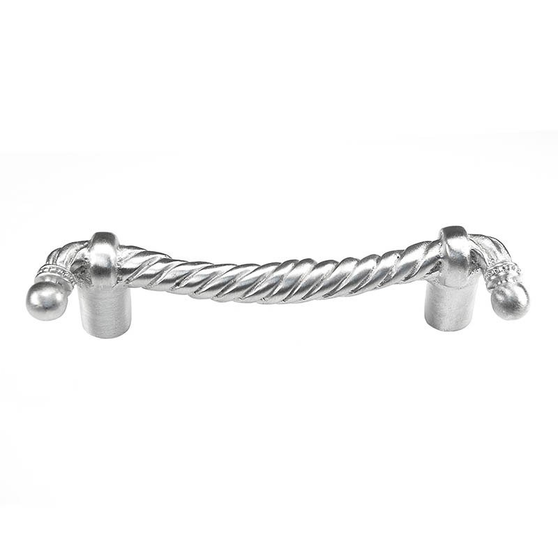 Twisted Rope Handle - 76mm in Satin Nickel