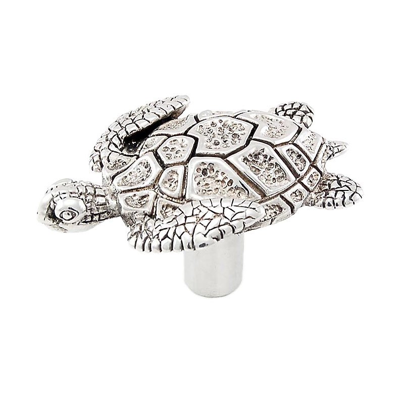 Turtle Knob in Polished Nickel