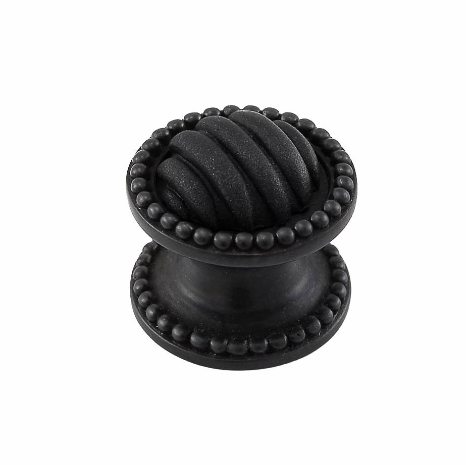 Large Ribbed Knob 1 1/4" in Oil Rubbed Bronze