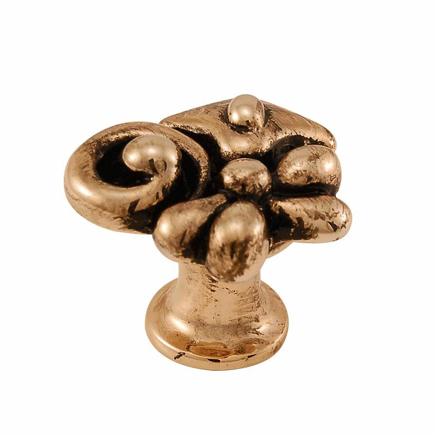 Abstract Knob in Antique Gold