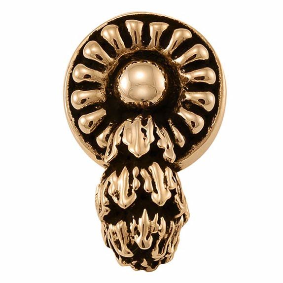 Small Tassel Knob in Antique Gold