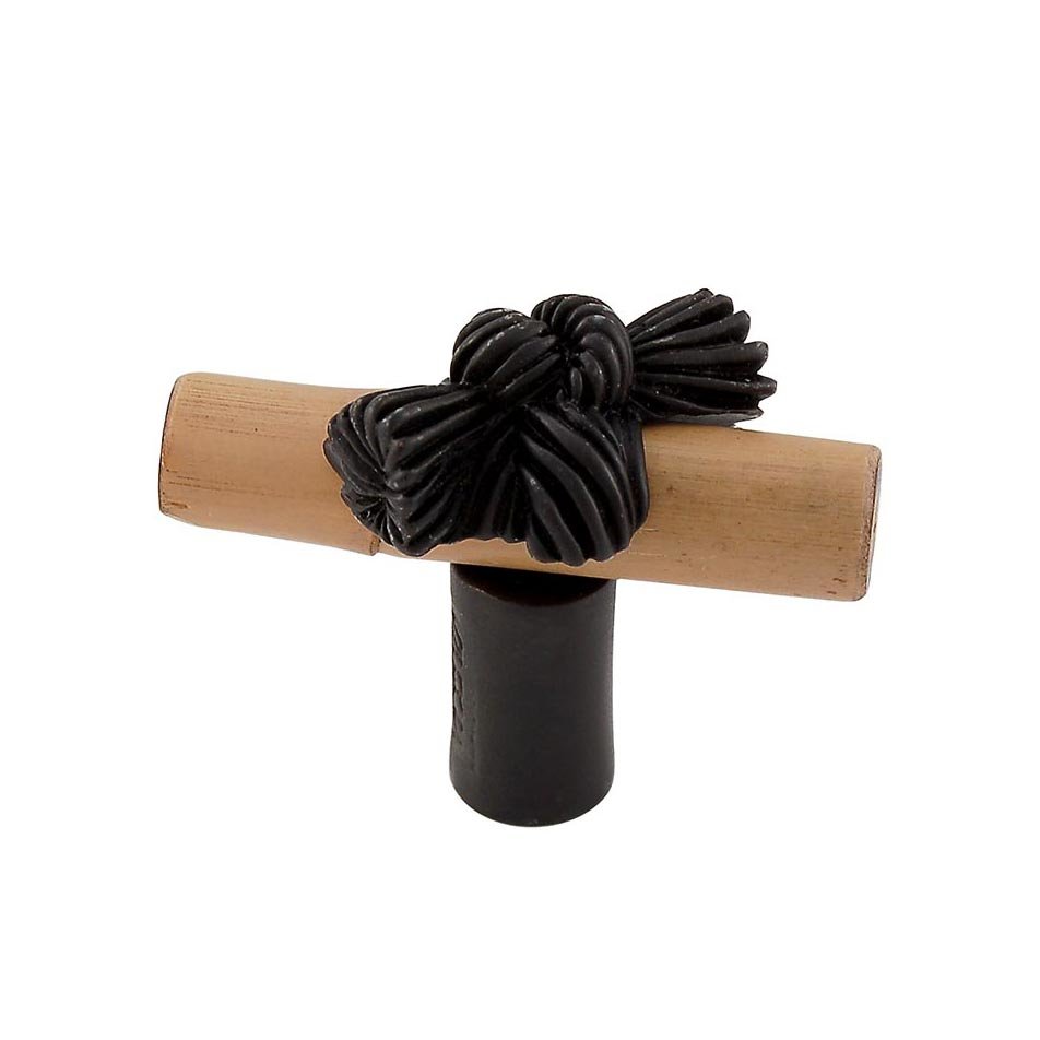 Real Bamboo And Knot Knob in Oil Rubbed Bronze