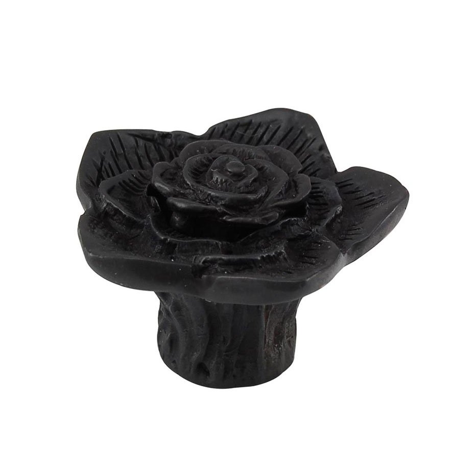 1 1/4" Double Rose Knob with Small Center in Oil Rubbed Bronze