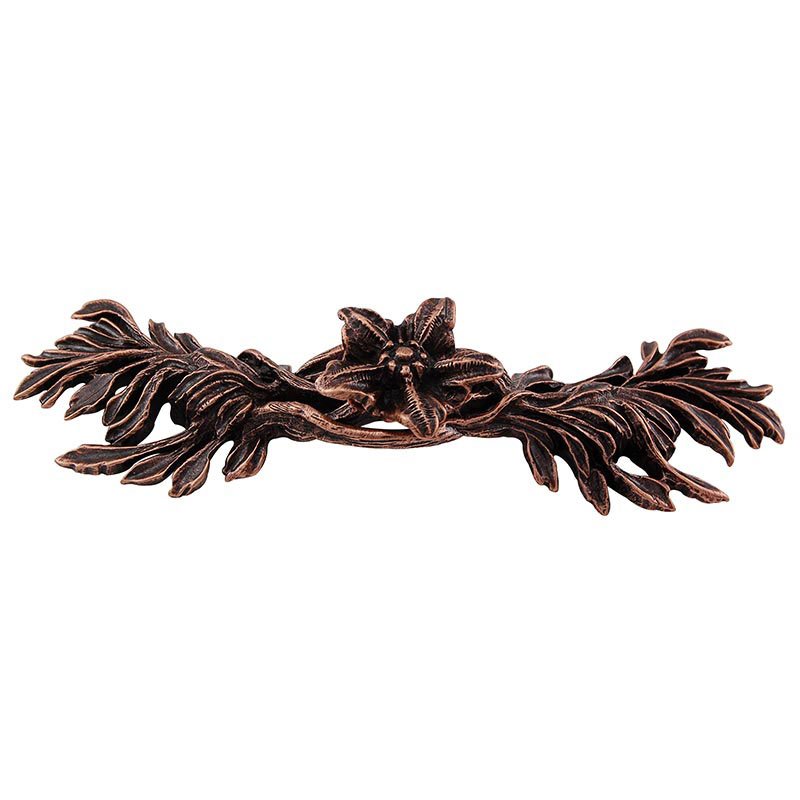 3" Centers Lily Pull in Antique Copper