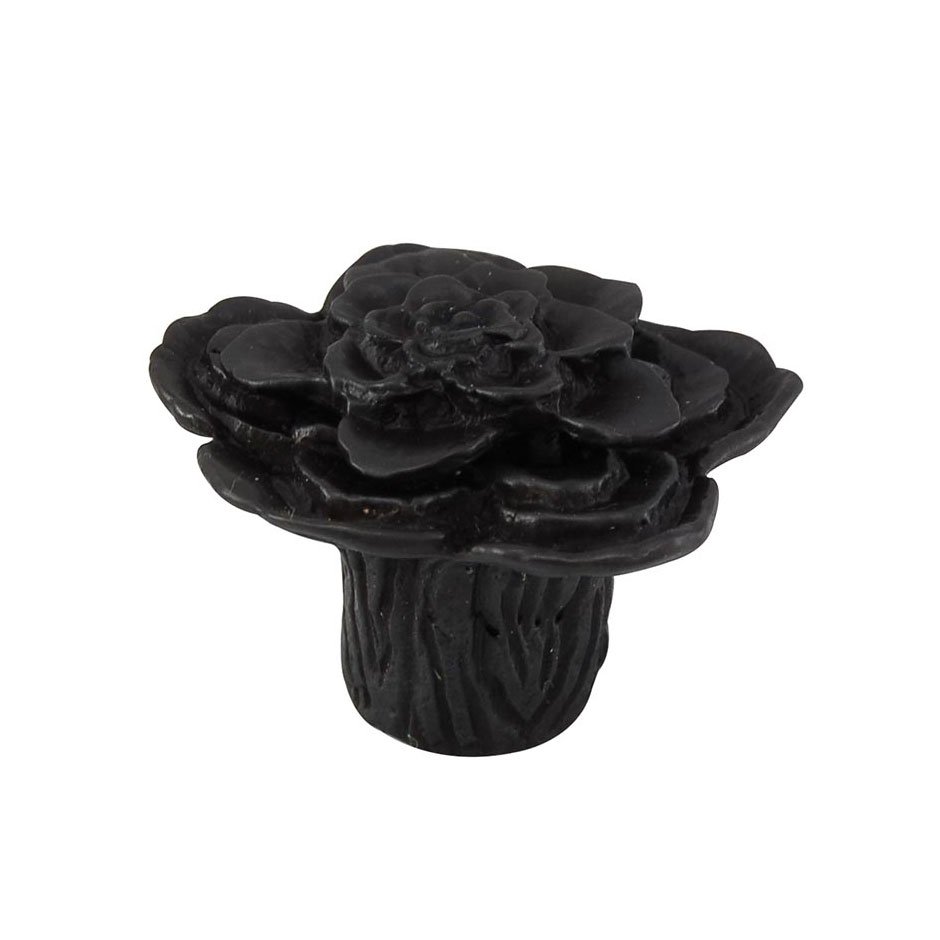 1 1/2" Double Rose Knob with Large Center in Oil Rubbed Bronze