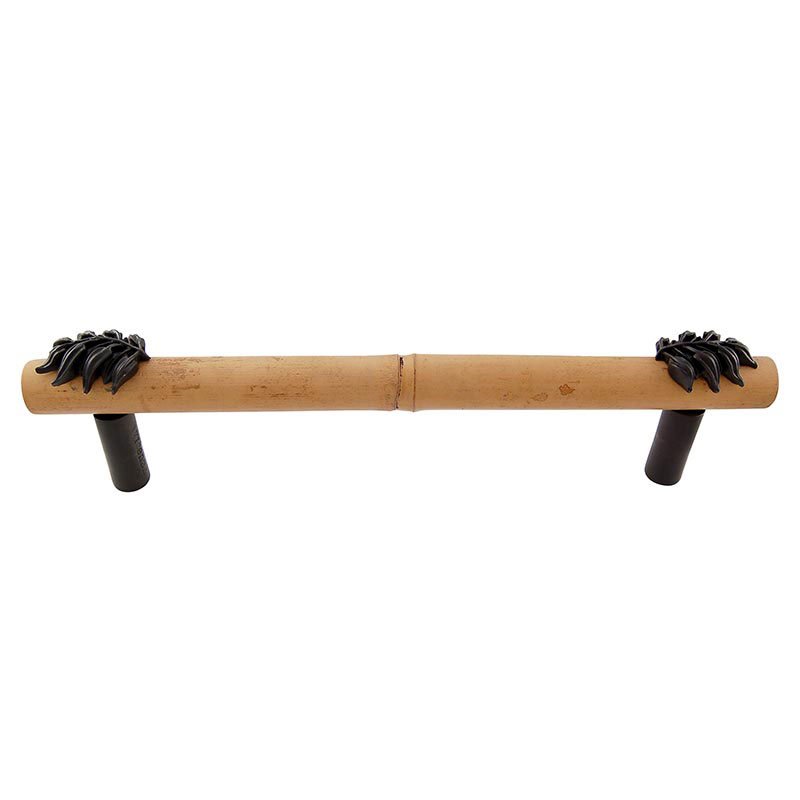 Handle with Bamboo - 9" Centers in Oil Rubbed Bronze