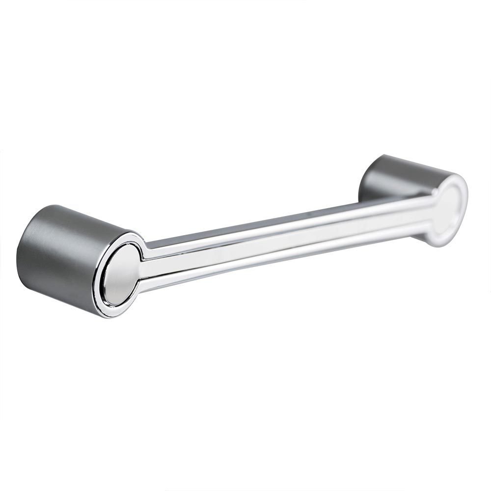 6 1/4" (164mm) Centers Round Post Handle in Polished Chrome
