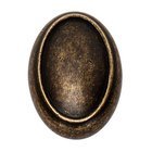 Solid Brass 1 1/2" Oval Knob in Barcelona