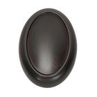Solid Brass 1 1/2" Oval Knob in Bronze