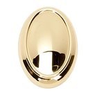 Solid Brass 1 1/2" Oval Knob in Polished Brass