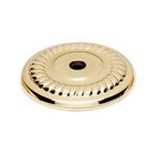 Solid Brass 1 1/4" Backplate for A812-14 in Polished Brass