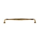 Solid Brass 18" Centers Traditional Oversized Pull in Polished Antique