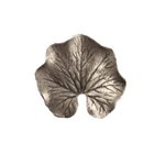 Lily Pad Knob (Large) in Pewter with Maple Wash