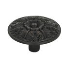 Ornate 1 1/2" Round Knob in Venetian Bronze