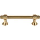 3 3/4" Centers Pull in Warm Brass