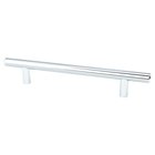 128mm Centers European Bar Pull in Polished Chrome