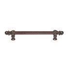 9" Centers Handle with 5/8" Reeded Center Romanesque Style in Oil Rubbed Bronze