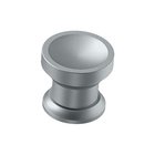 Solid Brass 1" Diameter Chalice Knob in Brushed Chrome
