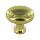 Solid Brass 1 3/4" Diameter Heavy Duty Knob in Polished Brass