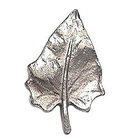 Leaf Shape Knob in Antique Matte Silver