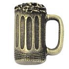 Beer Mug Knob in Polished Silver