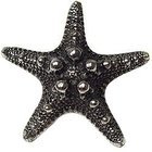 Sea Star Knob in Antique Matte Brass
