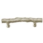 3 1/2" Centers Twig Pull in Tumbled White Bronze