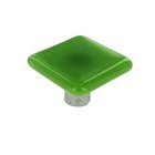 1 1/2" Knob in Light Green with Aluminum base